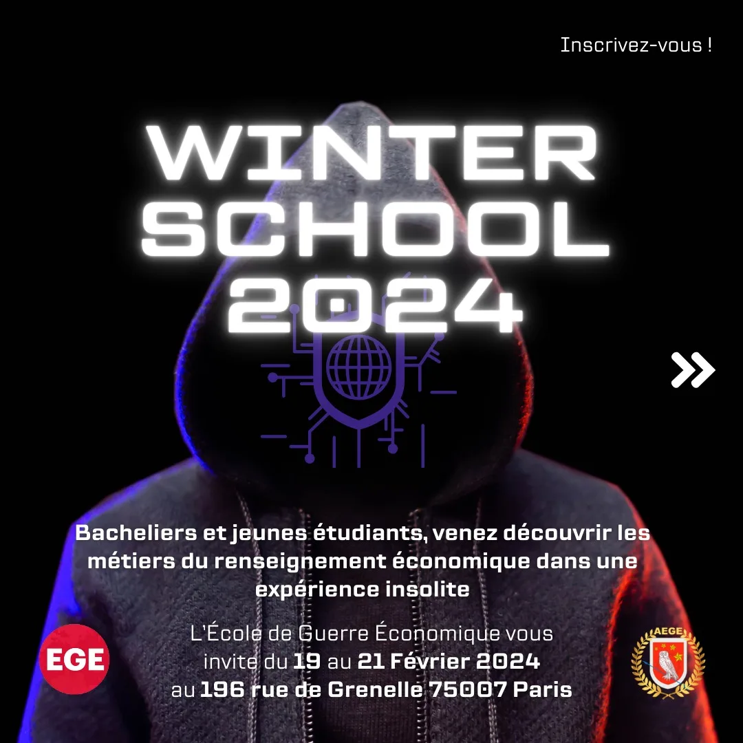 intelligence economique renseignement winter school