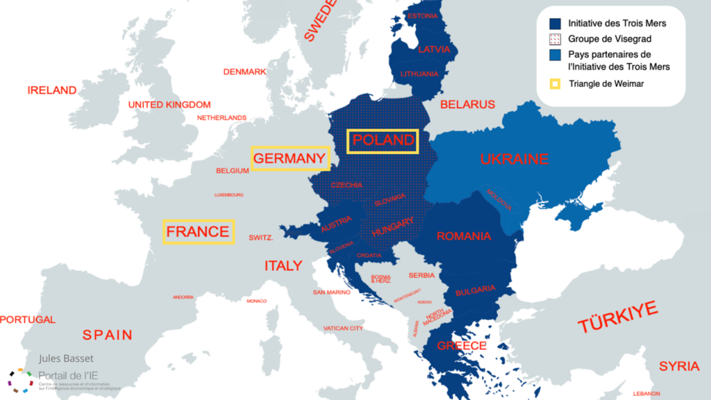 La Pologne au centre du Triangle de Weimar, du Groupe de Visegrad et de l’Initiative des Trois Mers
