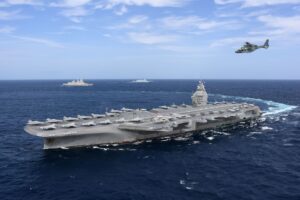 Catapulte électromagnétique EMALS du PANG, futur porte-avions France Libre